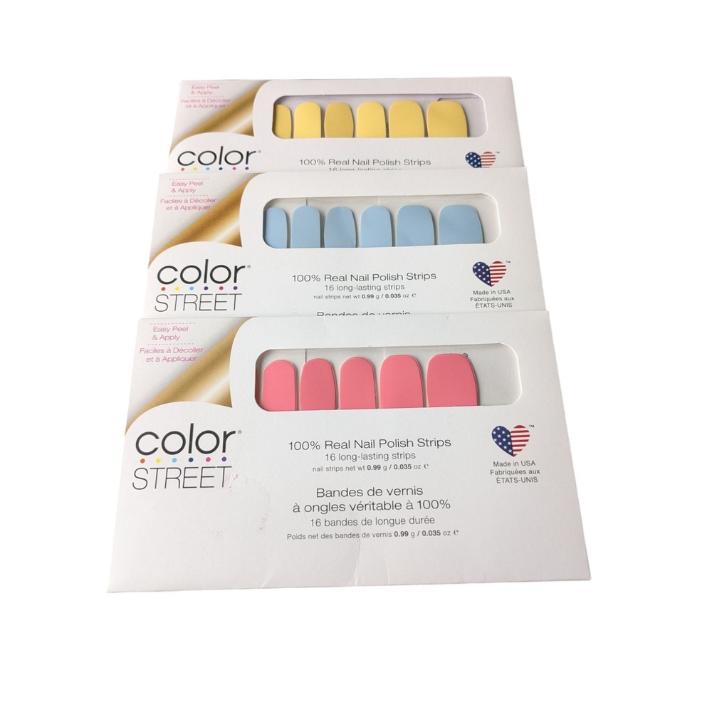 Color Street Pastel Nail Lot‎ Bundle